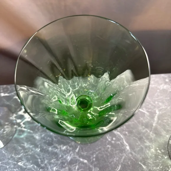 Fostoria Versailles 2 LIQUOR COCKTAIL Glass 5" And 3 Wine Glass 7” Lot Glow Gla - Picture 3 of 12